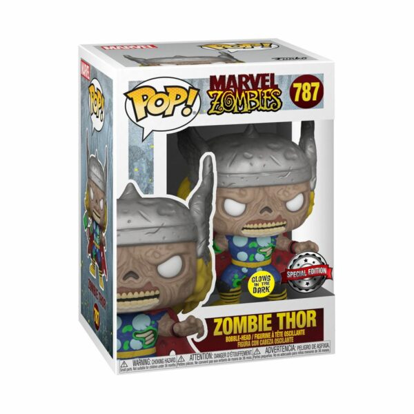 POP MARVEL VINYL FIGURE #787: Zombie Thor Glow in the Dark: Marvel Zombies