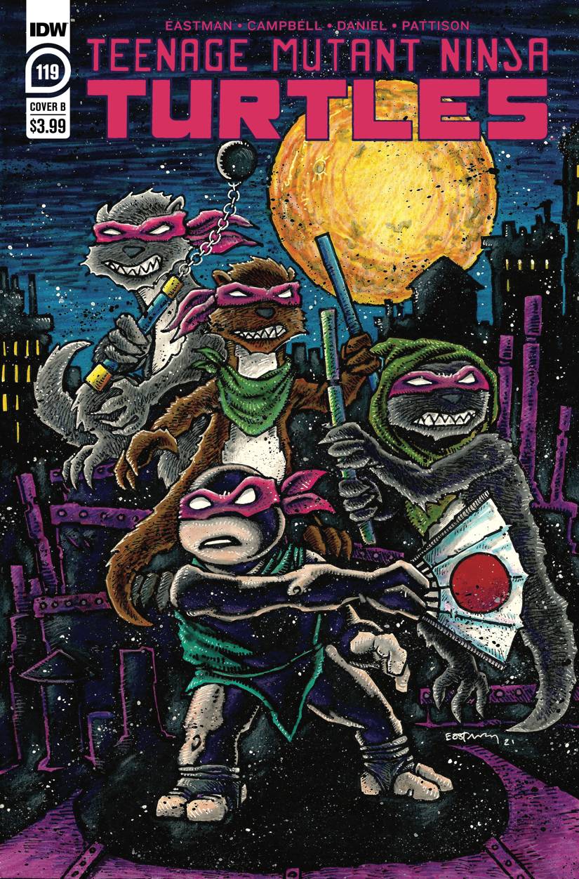 TEENAGE MUTANT NINJA TURTLES (2011-2024: VARIANT) #119: Kevin Eastman cover B TEENAGE MUTANT NINJA TURTLES (2011-2024: VARIANT) #119: Kevin Eastman cover B