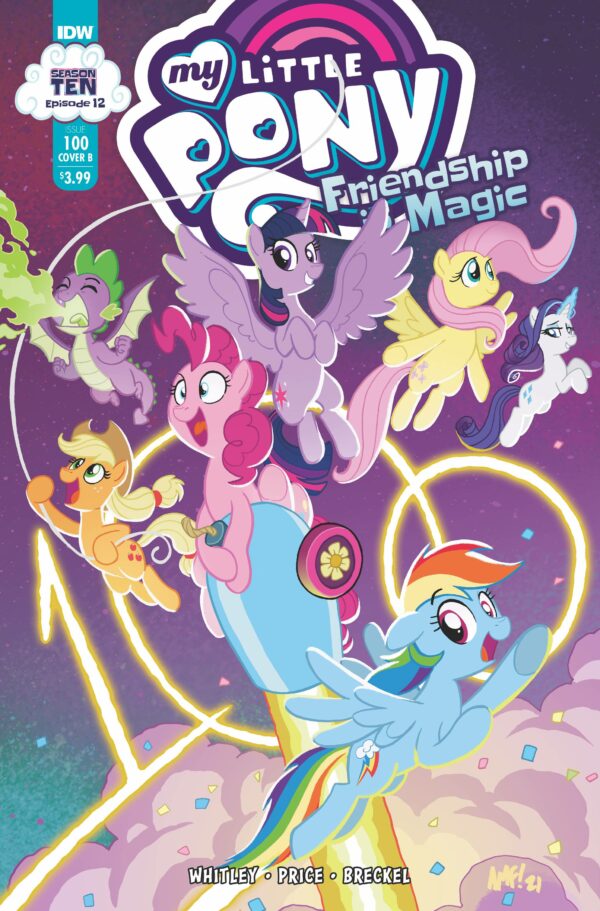 MY LITTLE PONY: FRIENDSHIP IS MAGIC (VARIANT COVER #100: Tony Fleecs cover B