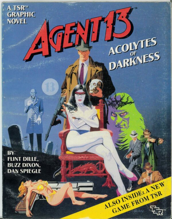 TOP SECRET RPG #8433: Agent 13: Acolytes of Darkness Graphic Novel & RPG – NM 8433