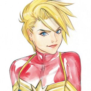 CAPTAIN MARVEL (2019 SERIES) #30: Peach Momoko Marvel Anime cover