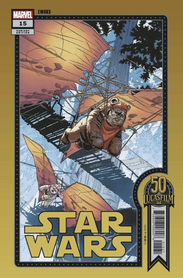 STAR WARS (2019 SERIES) #15: Chris Sprouse Lucasfilm 50th Anniversary cover