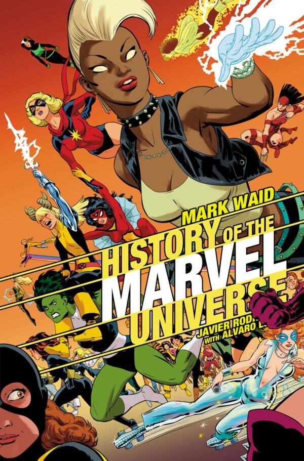 HISTORY OF THE MARVEL UNIVERSE TP #77: Javier Rodriguez Direct Market cover