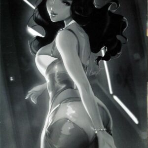 BETTIE PAGE & THE CURSE OF THE BANSHEE #2: Leirix Li B&W virgin cover T