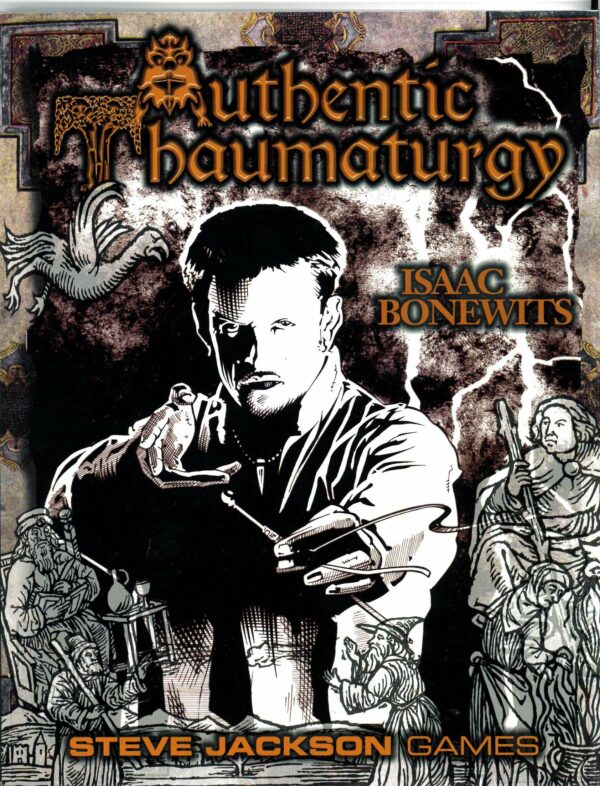 AUTHENTIC THAUMATURGY GENERIC RPG: Isaac Bonewits Rare Occult Magic 2nd Edition – NM – 3004