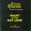 DUNGEONS AND DRAGONS KNIGHTS/DINNER TABLE MODULES #105: Kalamar Quests: Night of the Rot Lord – Brand New (NM) 105