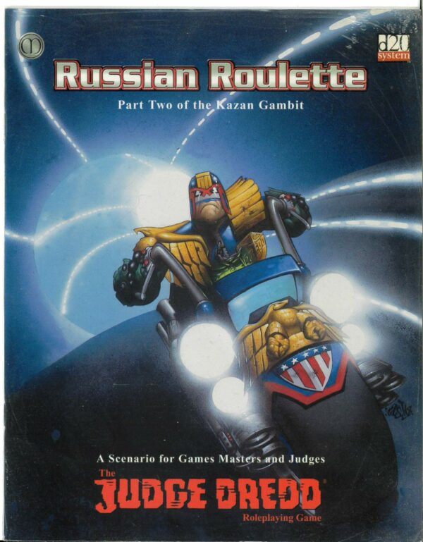 JUDGE DREDD RPG (D20) #7009: Russian Roulette – Brand New (NM)
