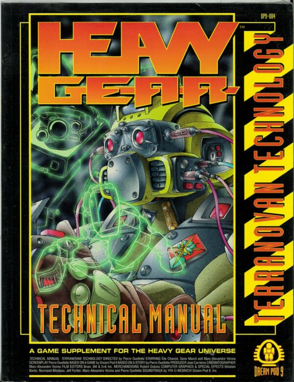 HEAVY GEAR RPG #4: Terranovan Technology: Tactical Manual – 004 – Brand New NM