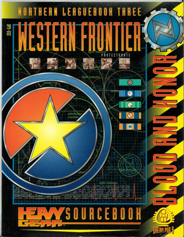 HEAVY GEAR RPG #52: C.N.C.S. Leaguebook 3 Western Frontier Protectorate 052 (NM)