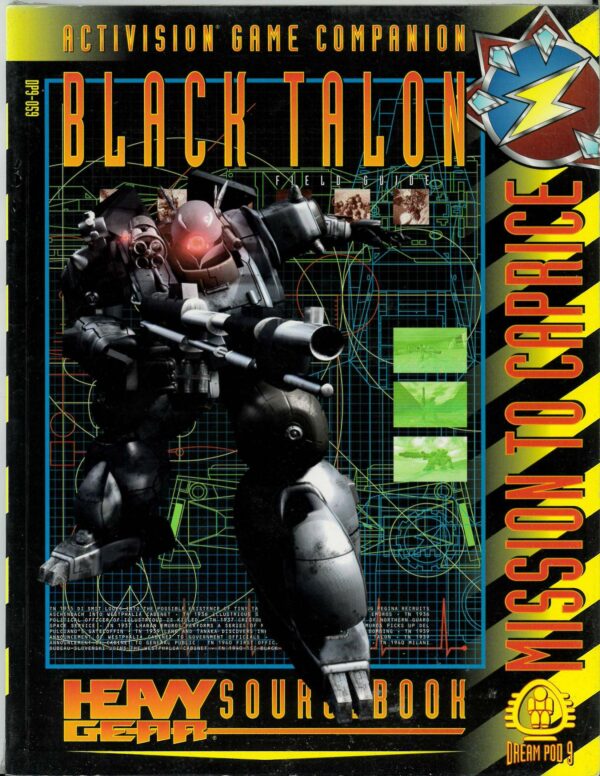 HEAVY GEAR RPG #59: Black Talon Mission to Caprice Sourcebook 059 Brand New (NM)