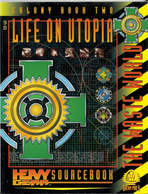 HEAVY GEAR RPG #69: Waste World: Life on Utopia Sourcebook – 069 Brand New (NM)