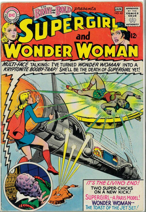 BRAVE AND THE BOLD (1955-1983 SERIES) #63: Supergirl & Wonder Woman – 8.0 (VF)