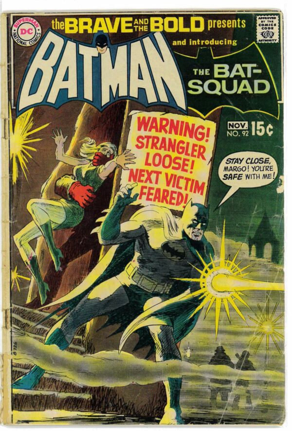 BRAVE AND THE BOLD (1955-1983 SERIES) #92: Batman and the Bat Squad (Nick Cardy art) – 2.5 (GD)
