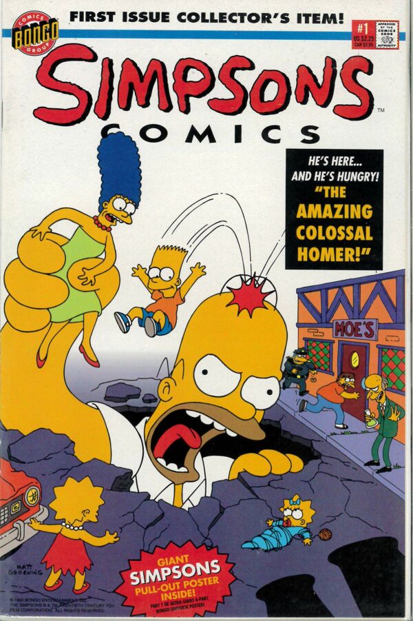 SIMPSONS COMICS #1: 9.2 (NM)