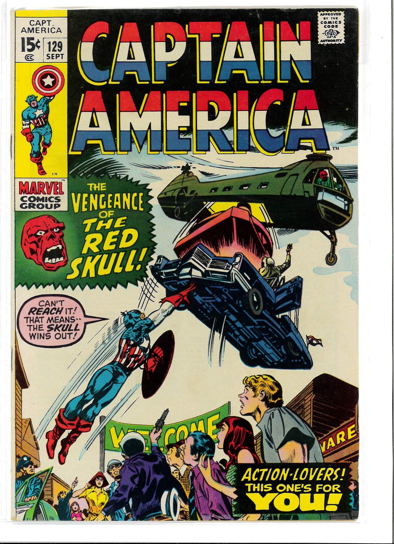 CAPTAIN AMERICA (1968-2023 SERIES) #129: 9.2 NM CAPTAIN AMERICA (1968-2023 SERIES) #129: 9.2 NM