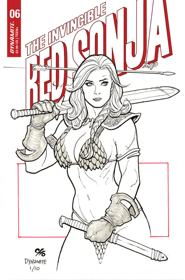 INVINCIBLE RED SONJA #6: Frank Cho cover D