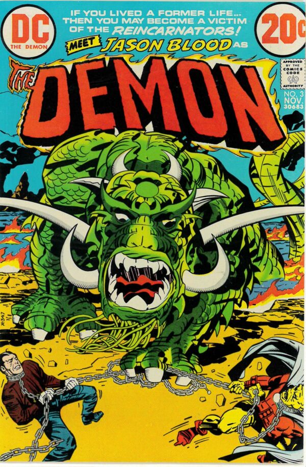 DEMON (1972-1974 SERIES) #3: Jack Kirby – 9.6+ (M)