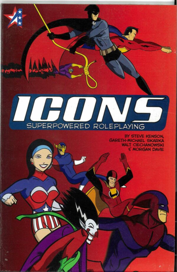 ICONS: SUPERPOWERED RPG CORE RULEBOOK: Core Rulebook – Brand New (NM) – CB75007
