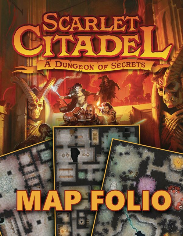 DUNGEONS AND DRAGONS 5TH EDITION #106: Scarlet Citadel Map Folio (Paizo 5E)