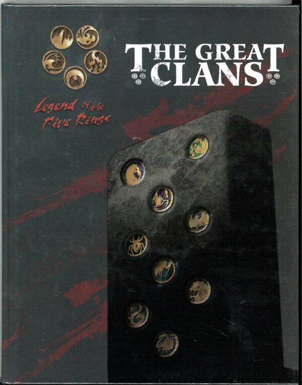 L5R RPG (4TH EDITION) #3306: The Great Clans (Hardcover) – Brand New (NM) – 3306