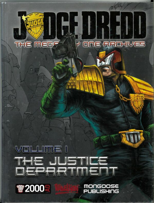 JUDGE DREDD RPG (REVISED) #100: Megacity 1: Justice Department Hardcover – Brand New (NM)