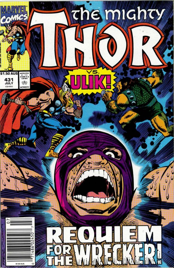 THOR (1966: AUSTRALIAN PRICE VARIANT – APV) #431: 9.2 (NM)