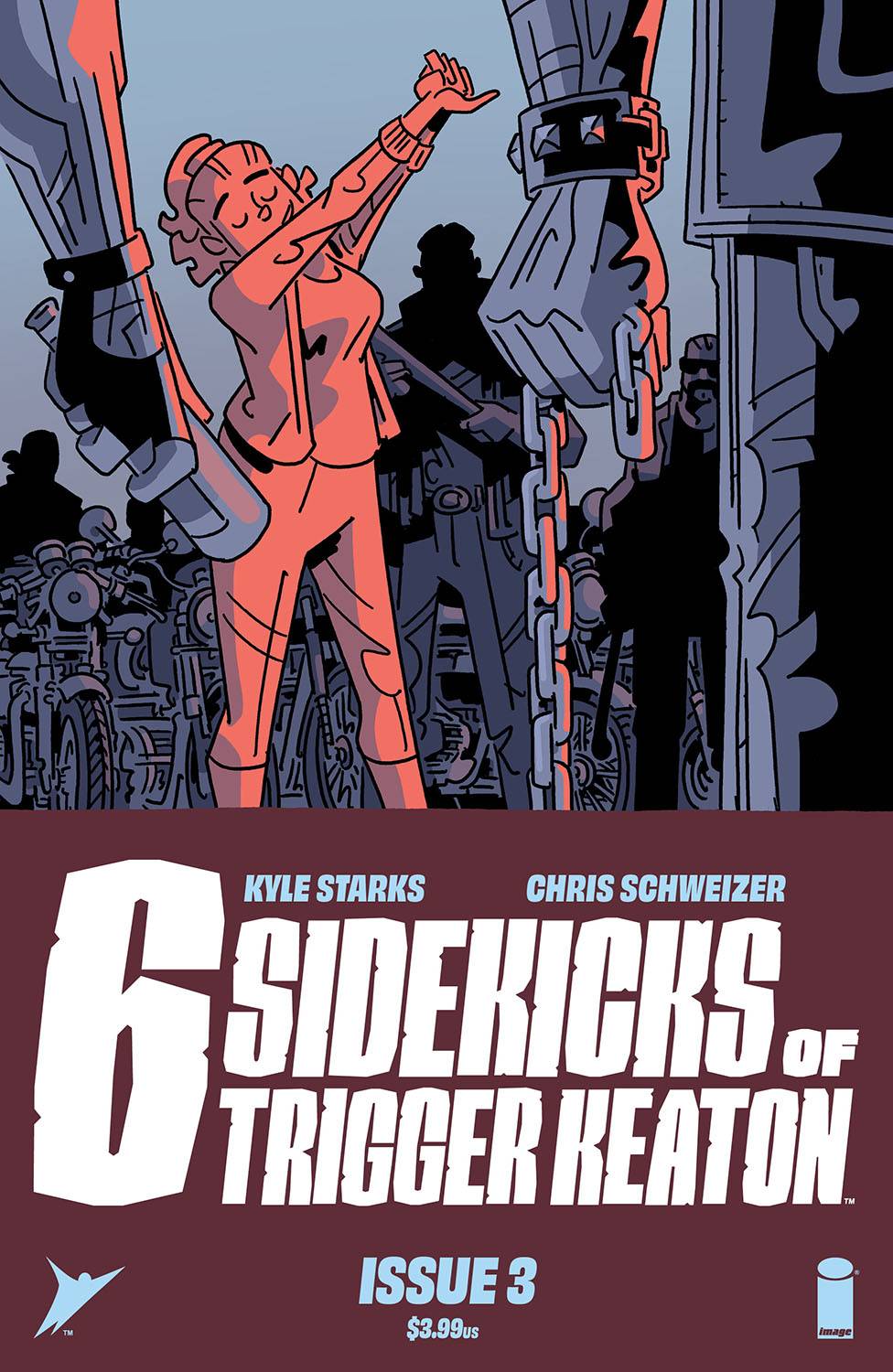 SIX SIDEKICKS OF TRIGGER KEATON #3: Chris Schweizer cover A SIX SIDEKICKS OF TRIGGER KEATON #3: Chris Schweizer cover A