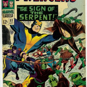 AVENGERS (1963-2018 SERIES) #32: 1st app Sons of the Serpent – 7.5 (VF)