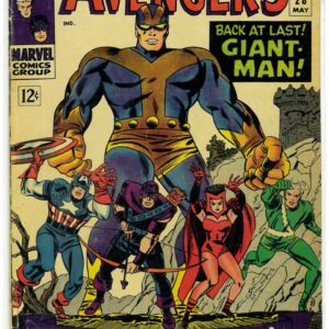 AVENGERS (1963-2018 SERIES) #28: 1st app Collector, Giant-Man becomes Goliath – 4.0 (VG)