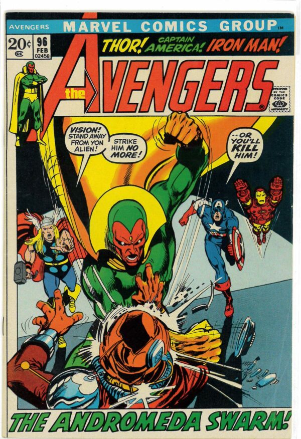 AVENGERS (1963-2018 SERIES) #96: Neal Adams art – 9.0 (VF/NM)