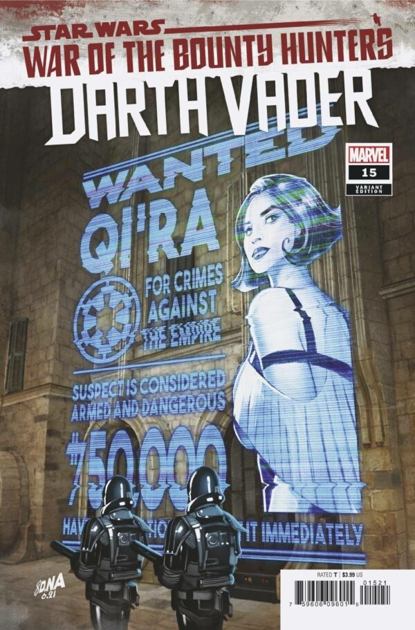 STAR WARS: DARTH VADER (2020 SERIES) #15: David Nakayama Wanted Poster cover