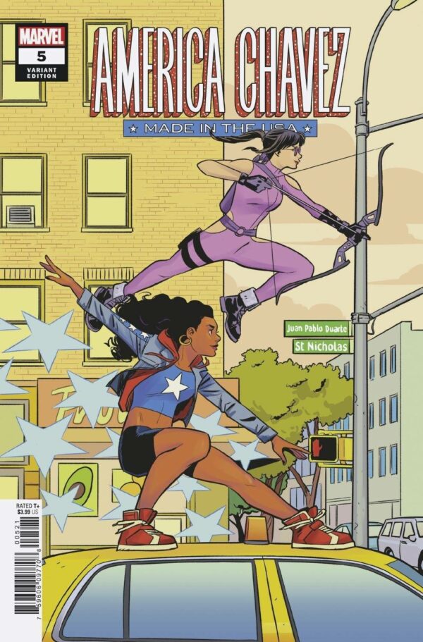 AMERICA CHAVEZ: MADE IN USA #5: Natacha Bustos cover