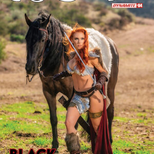 RED SONJA: BLACK WHITE RED #4: Gracie the Cosplay Lass Cosplay cover D
