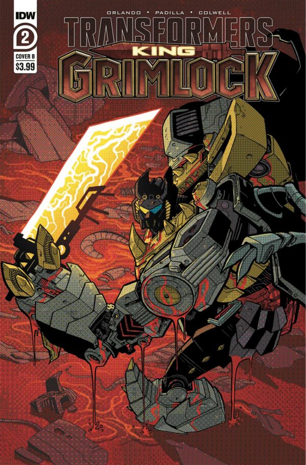 TRANSFORMERS: KING GRIMLOCK #2: Ilias Kyriazis cover B