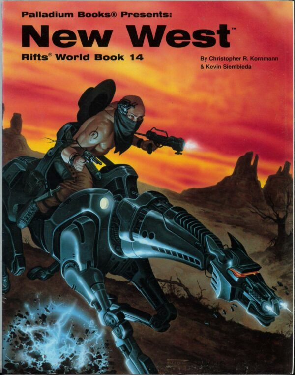 RIFTS RPG #826: World Book 14: New West – Brand New (NM) – 826