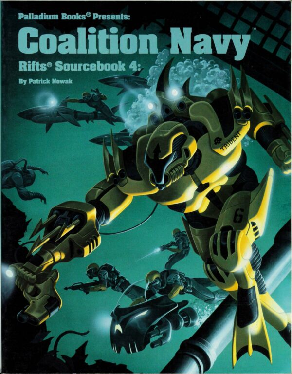 RIFTS RPG #828: Sourcebook 4: Coalition Navy – Brand New (NM) – 828