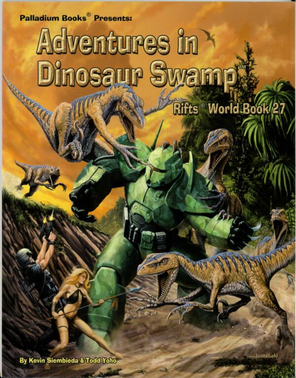 RIFTS RPG #866: World Book 27: Adventures in Dinosaur Swamp – Brand New 866