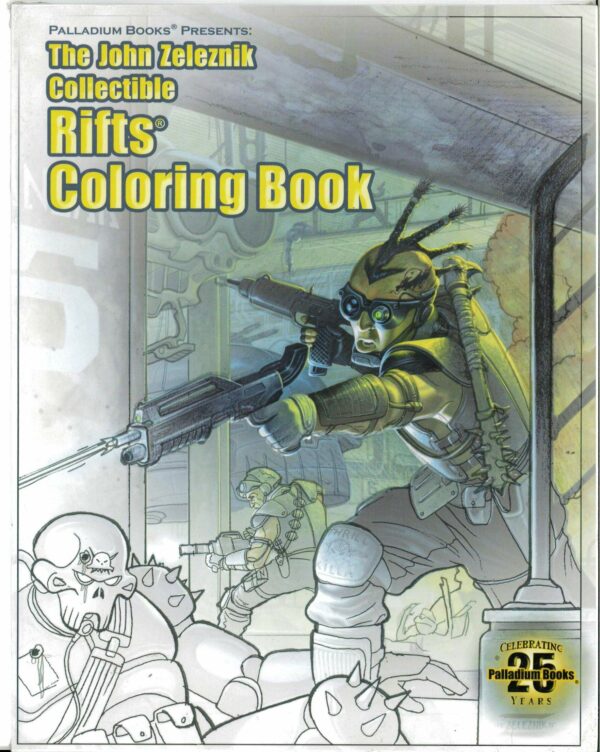 RIFTS RPG #870: John Zeleznik Rifts Coloring Book – Brand New (NM) – 870
