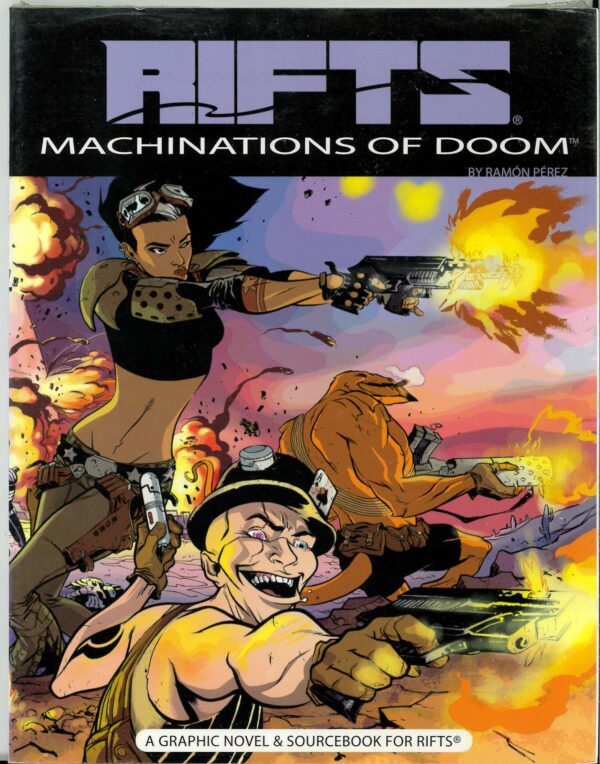 RIFTS RPG #871: Graphic Novel & Sourcebook: Machinations of Doom – New – 871