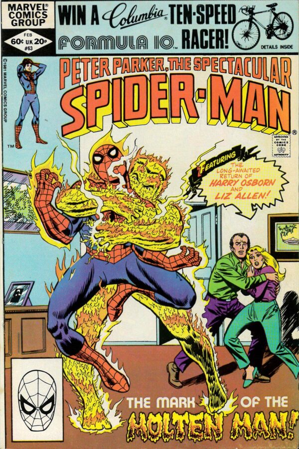 SPECTACULAR SPIDER-MAN (1976-1998,2011 SERIES) #63