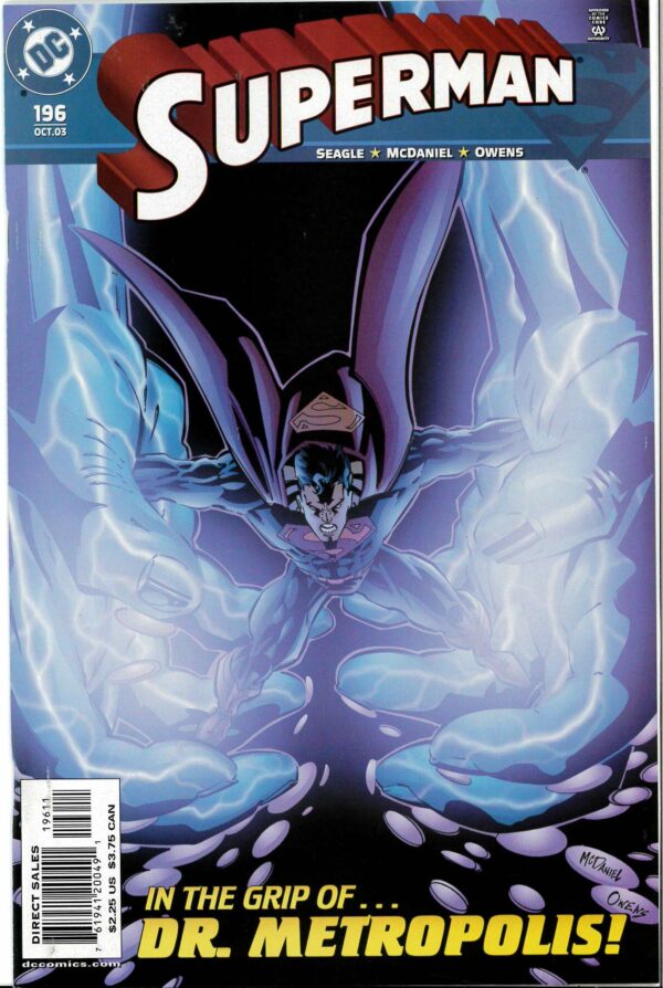 SUPERMAN (1987-2006 SERIES) #196: Direct Edition