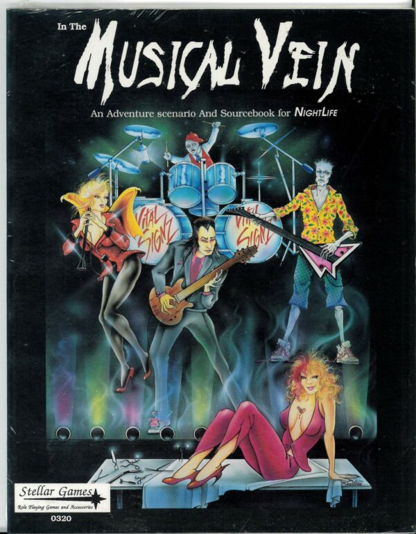 NIGHTLIFE RPG 3RD EDITION #320: In the Musical Vein Adventure – Brand New (NM) – 320