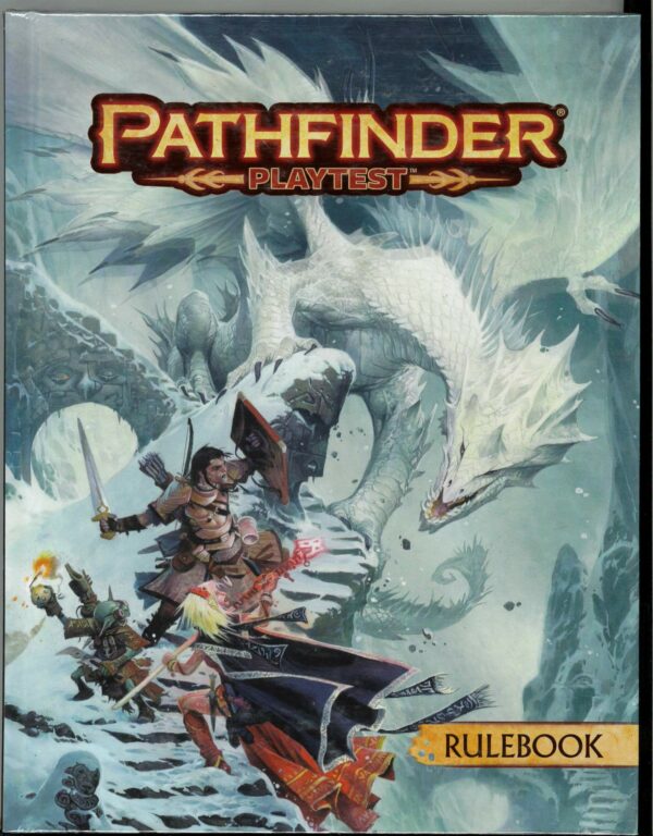 PATHFINDER PLAYTEST #2: Rulebook (Hardcover edition) – NM