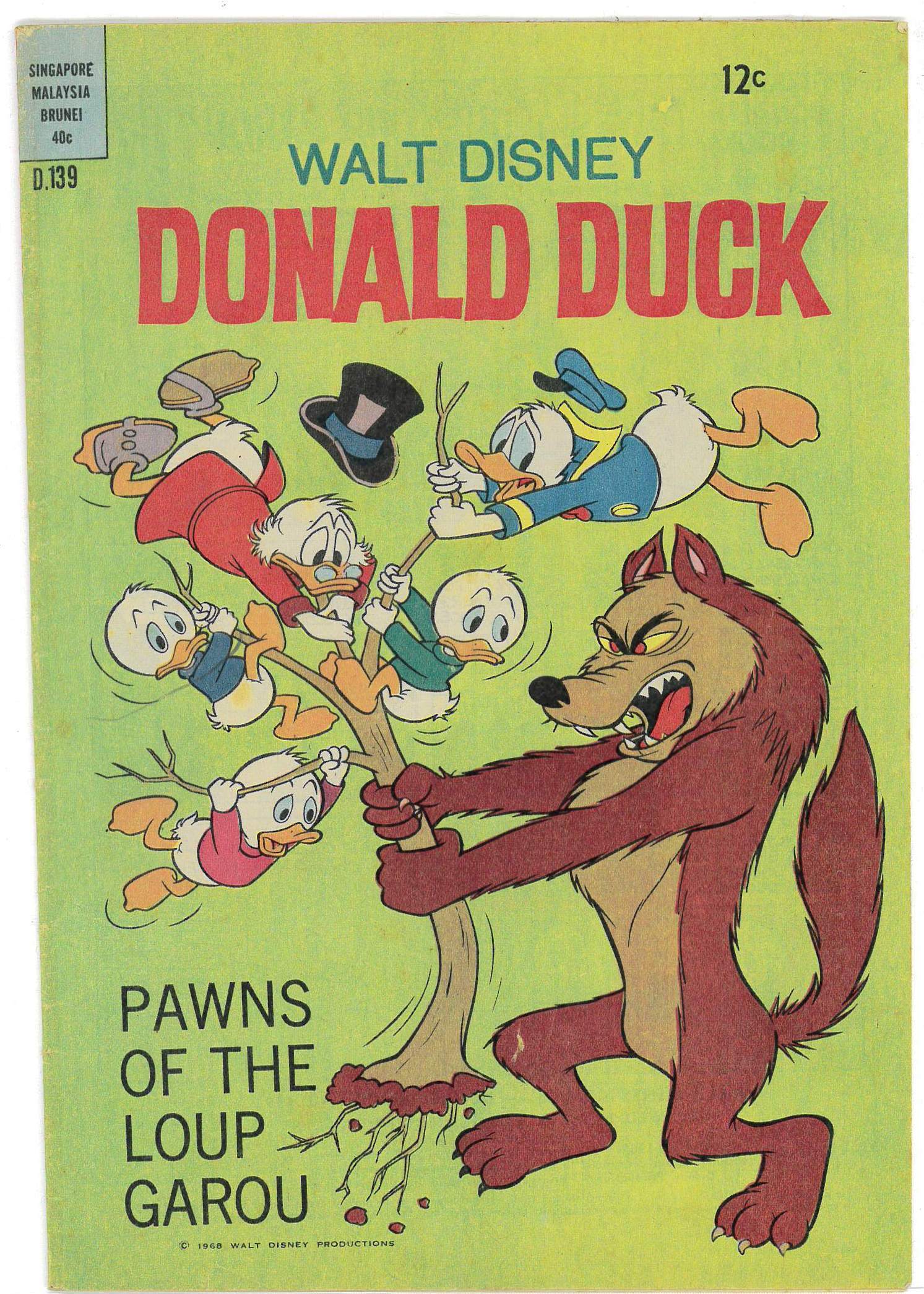 WALT DISNEY’S DONALD DUCK (D SERIES) (1956-1978) #139: Pawns of Loup Garou, Forgetfullness of Things Past – FN WALT DISNEY’S DONALD DUCK (D SERIES) (1956-1978) #139: Pawns of Loup Garou, Forgetfullness of Things Past – FN