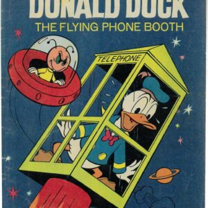 WALT DISNEY’S DONALD DUCK (D SERIES) (1956-1978) #144: Flying Phone Book, Rumblemobile, Cave Men – VG/FN