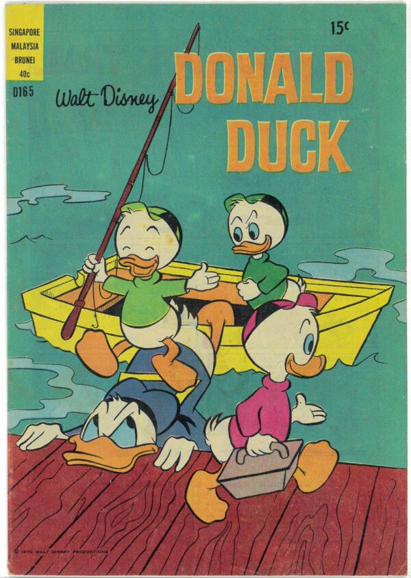 WALT DISNEY’S DONALD DUCK (D SERIES) (1956-1978) #165: Duckfoot Trail, Sky Caper, Lame Lamp – VF
