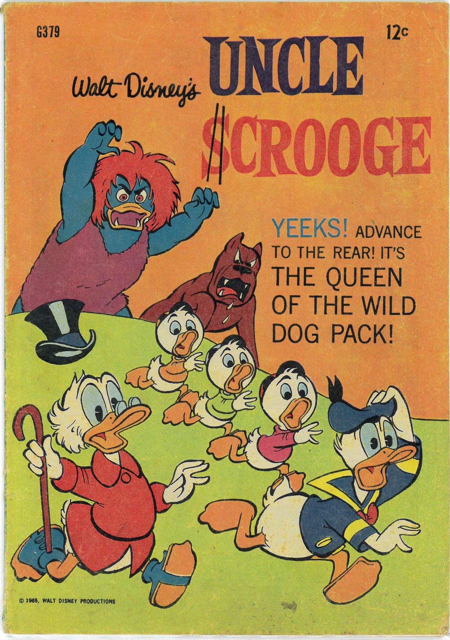 WALT DISNEY’S COMICS GIANT (G SERIES) (1951-1978) #379: Carl Barks – Queen of the Dog Pack – VG – Uncle Scrooge WALT DISNEY’S COMICS GIANT (G SERIES) (1951-1978) #379: Carl Barks – Queen of the Dog Pack – VG – Uncle Scrooge