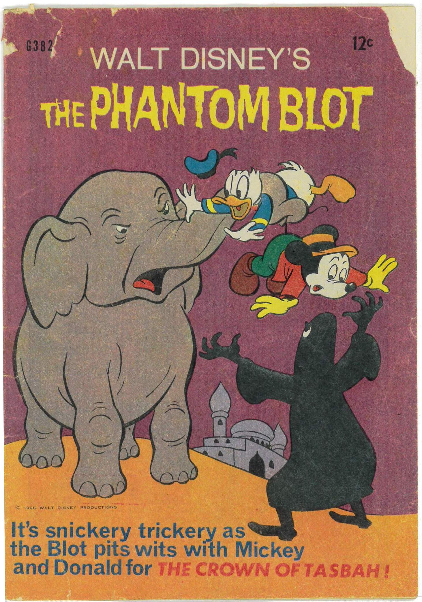WALT DISNEY’S COMICS GIANT (G SERIES) (1951-1978) #382: The Phantom Blot (Mickey Mouse) – GD/VG WALT DISNEY’S COMICS GIANT (G SERIES) (1951-1978) #382: The Phantom Blot (Mickey Mouse) – GD/VG
