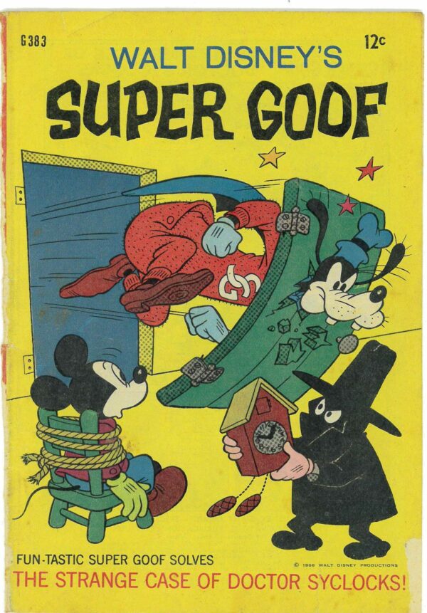 WALT DISNEY’S COMICS GIANT (G SERIES) (1951-1978) #383: Super Goof – Strange Case of Doctor Syclocks – INC