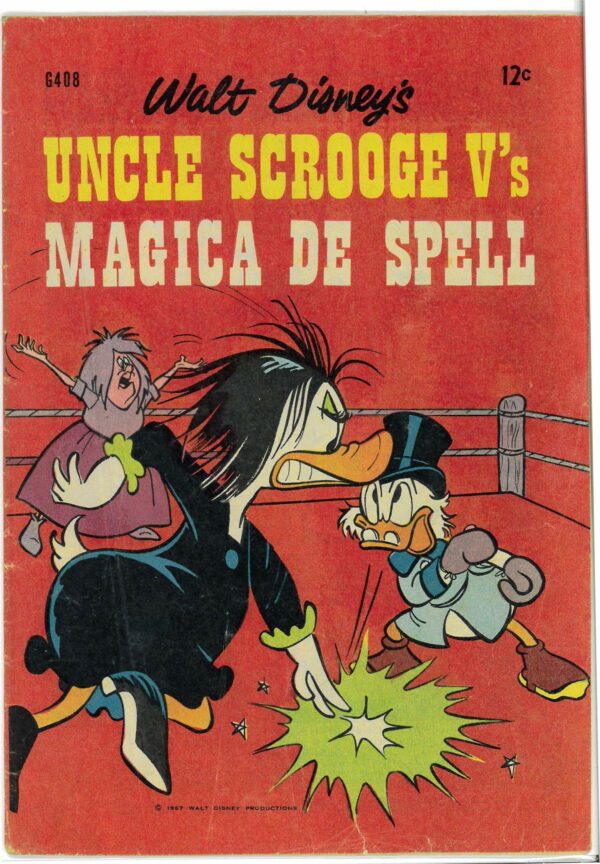 WALT DISNEY’S COMICS GIANT (G SERIES) (1951-1978) #408: Uncle Scrooge vs Magica De Spell – GD